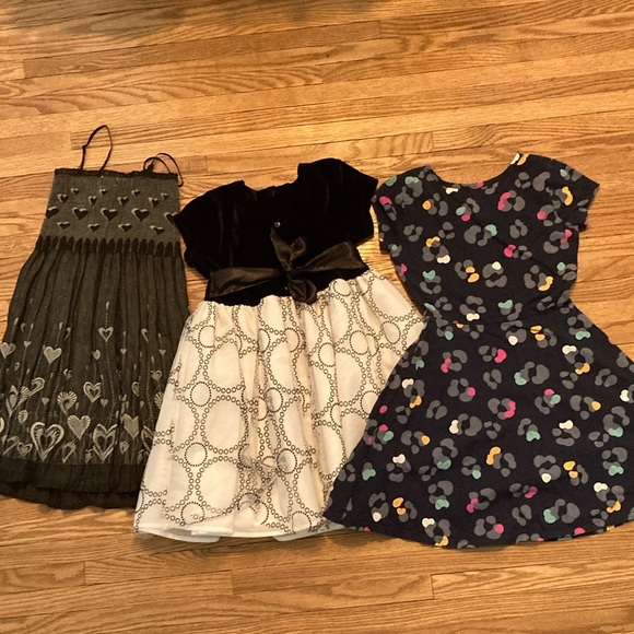 Charming Kids Dress Set - Black Grey, White, and Multicolor - Picture 8 of 8
